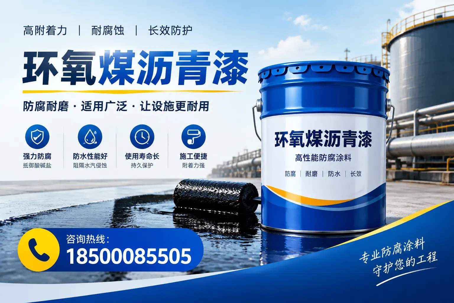 环氧煤沥青漆与其他涂料的对比分析,助力新乡企业决策